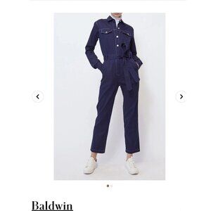 Baldwin BLDWN Blue Harley Utility Coverall Jumpsuit Nocturnal One Piece Size XS